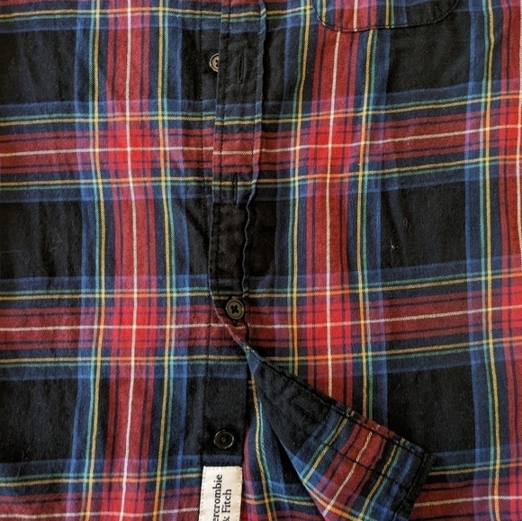 Abercrombie Kids Plaid Shirt -  9/10 yrs - Picture 4 of 5